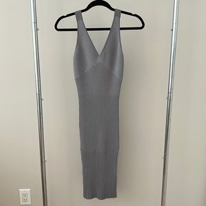 Club Monaco gray knit dress